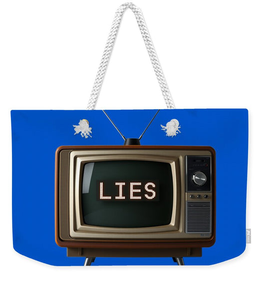Television Lies - Weekender Tote Bag