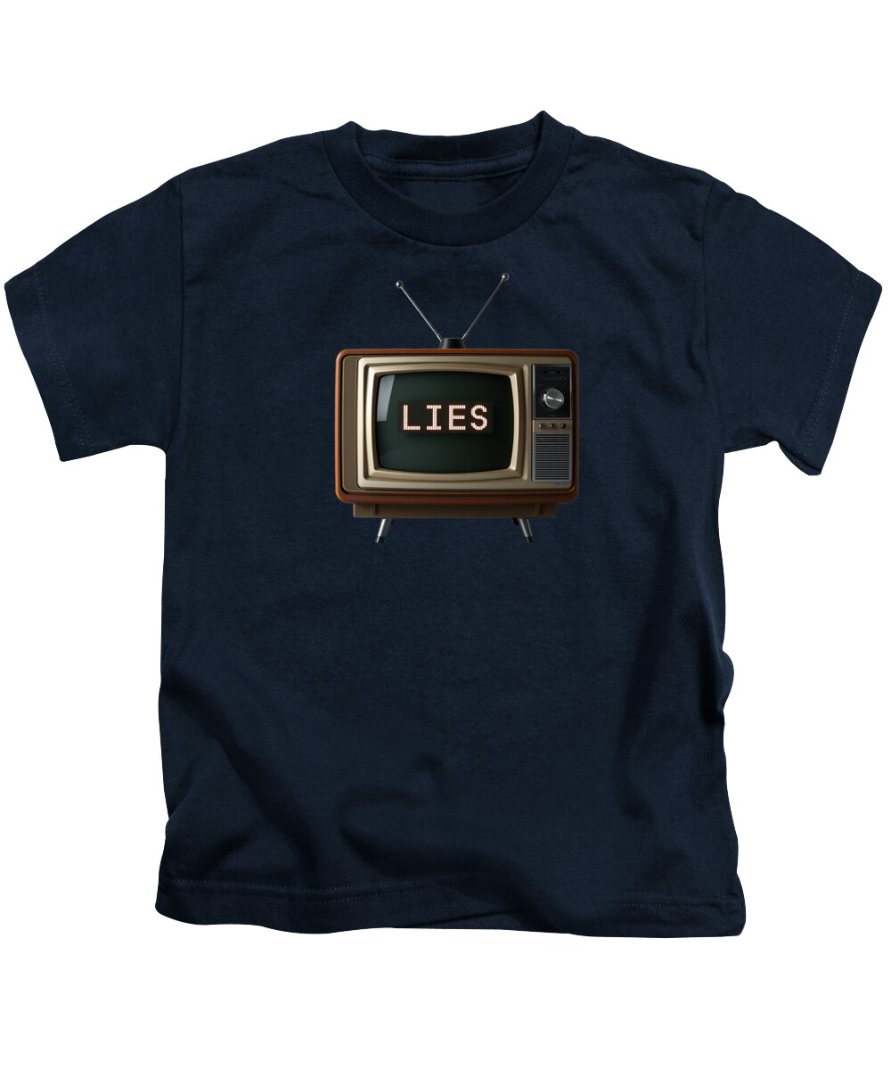 Television Lies - Kids T-Shirt