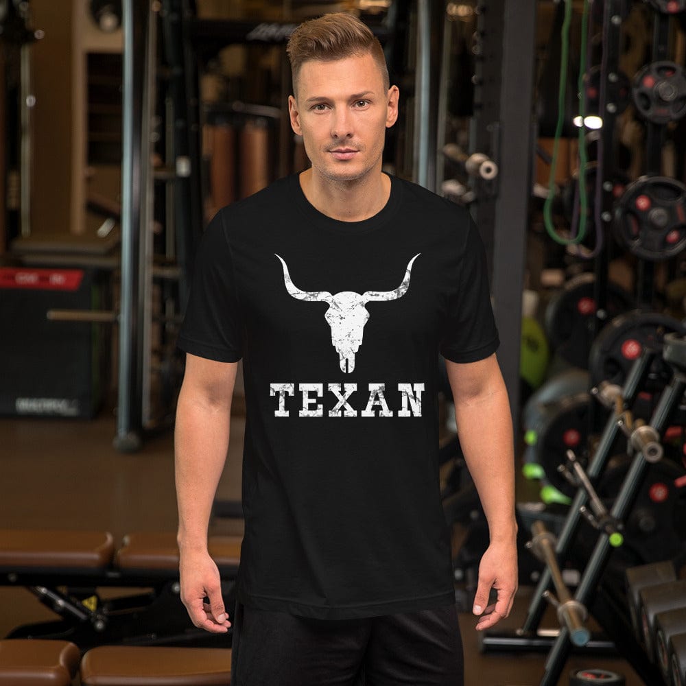 Texan Bull Skull T-shirt