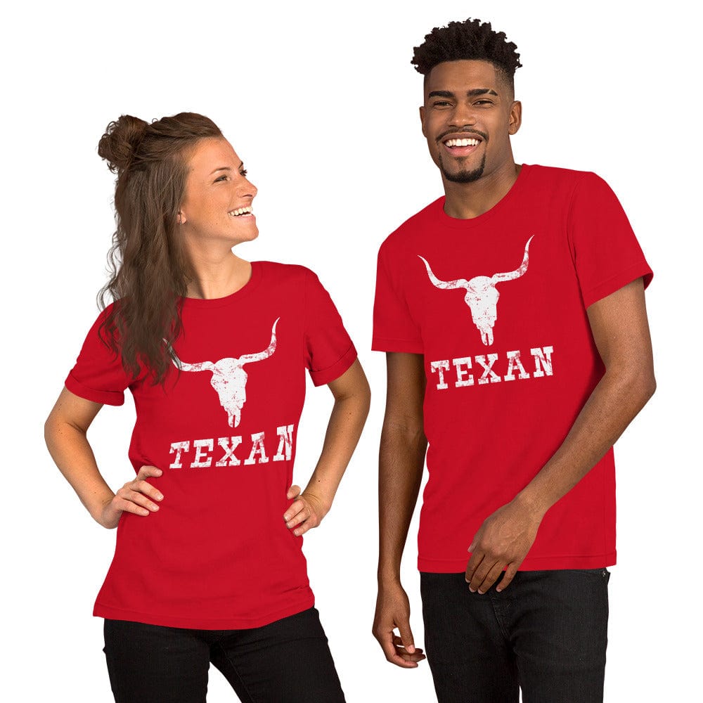 Texan Bull Skull T-shirt