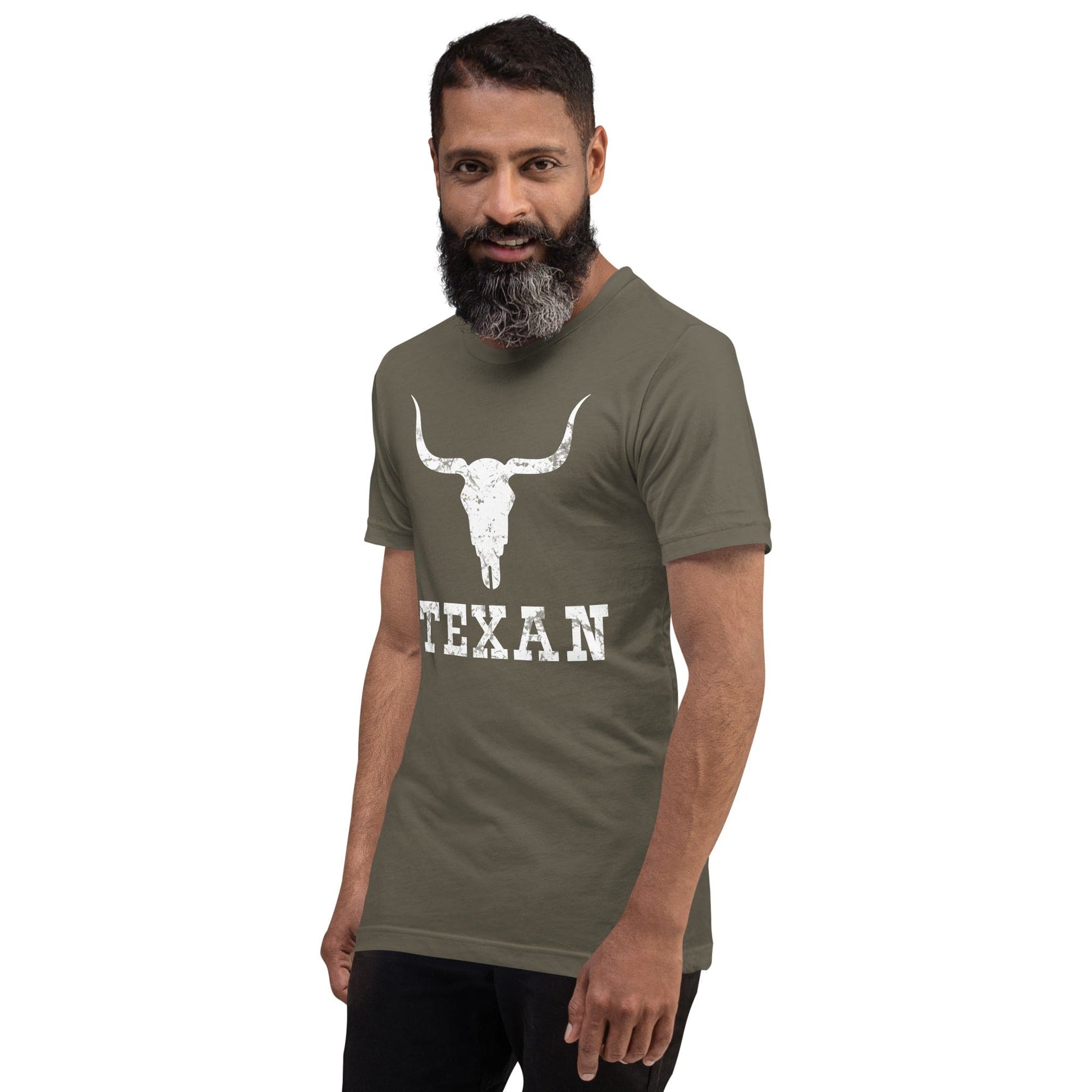 Texan Bull Skull T-shirt