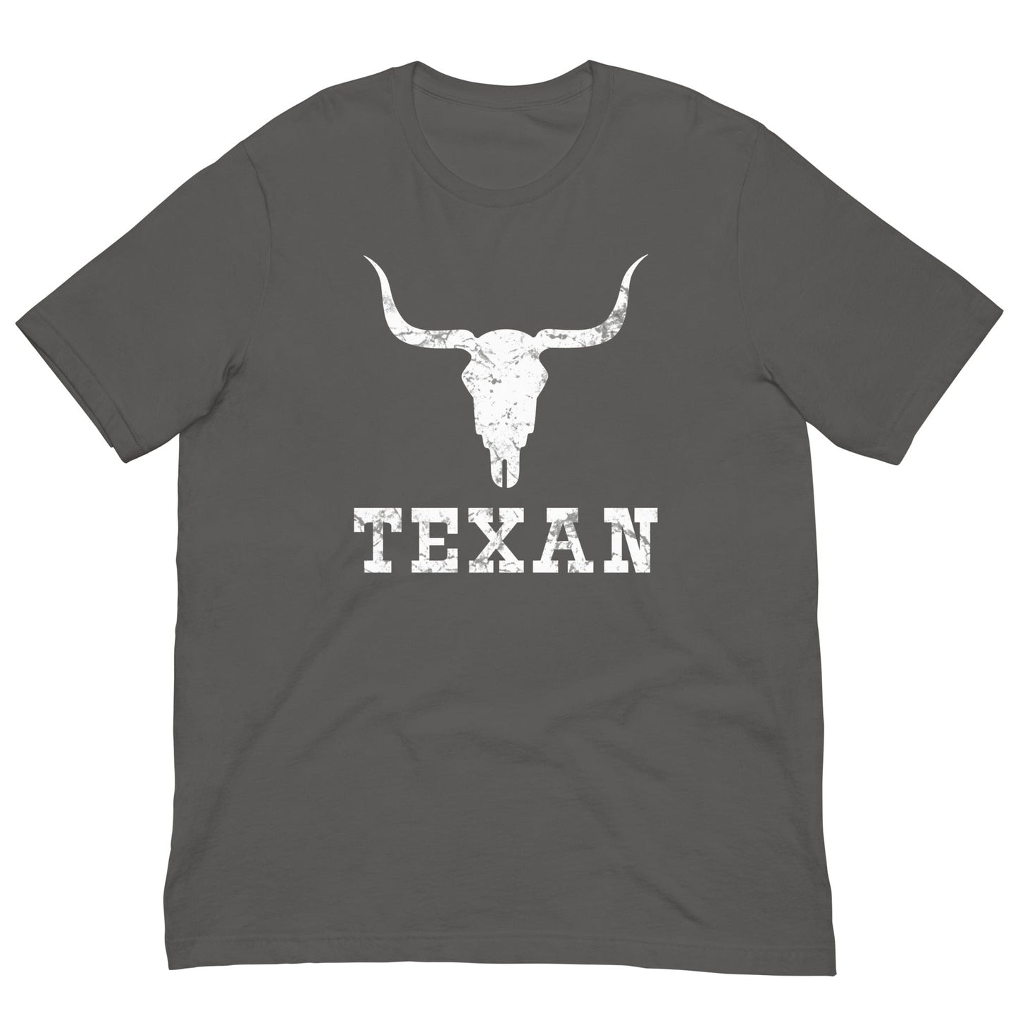 Texan Bull Skull T-shirt Asphalt / S