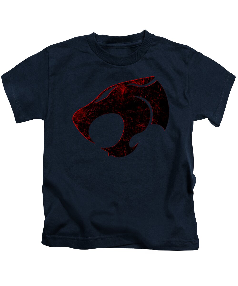 Thundera Distressed Thundercats Sign - Kids T-Shirt