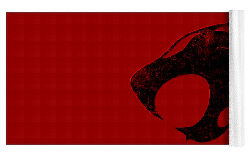 Thundera Distressed Thundercats Sign - Yoga Mat