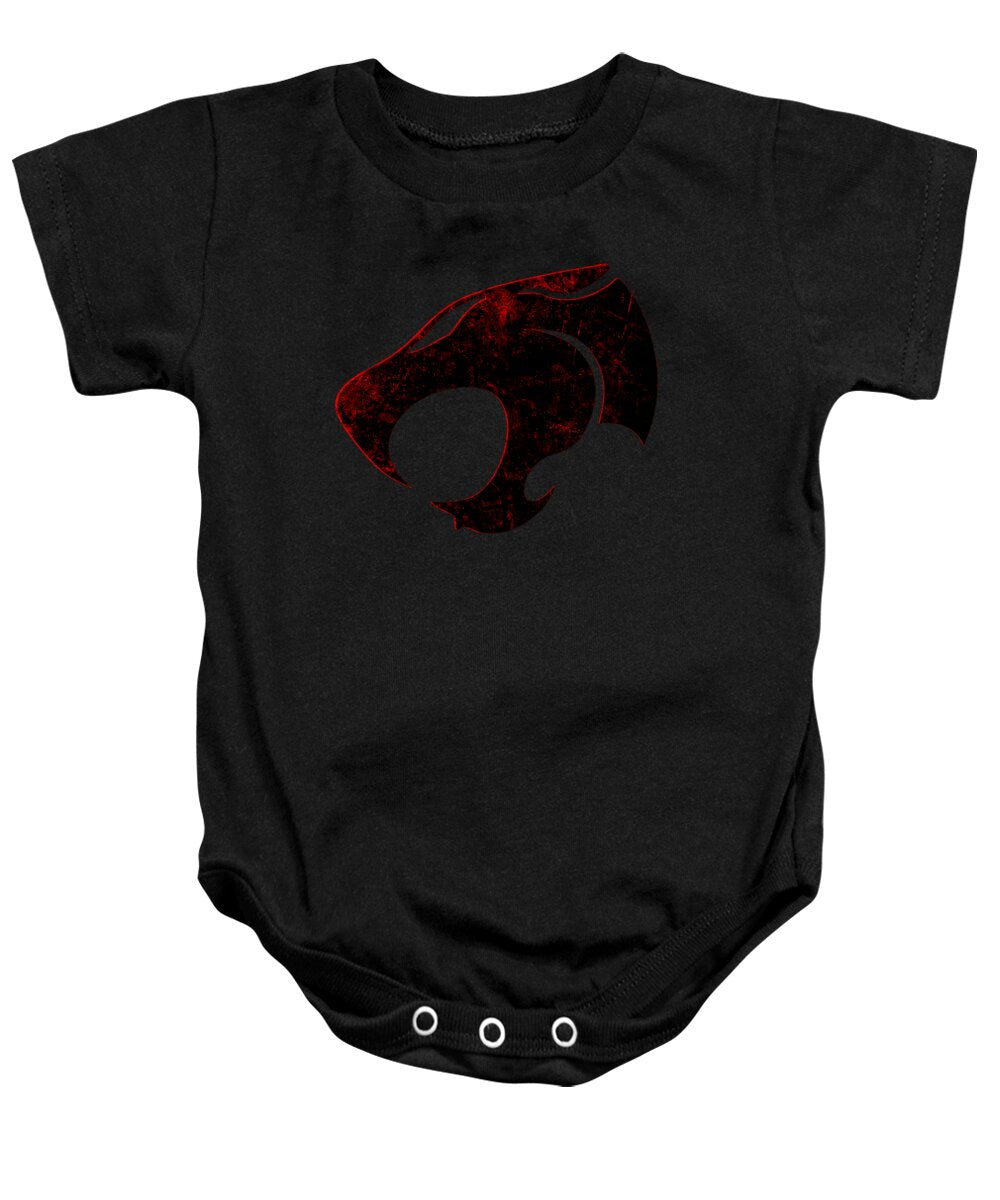 Thundera Distressed Thundercats Sign - Baby Onesie