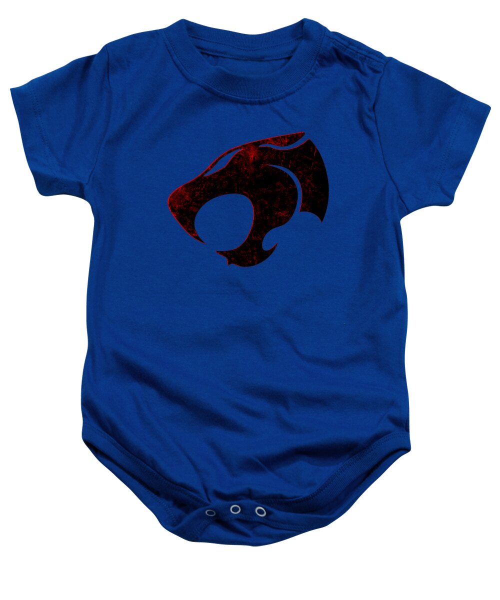 Thundera Distressed Thundercats Sign - Baby Onesie