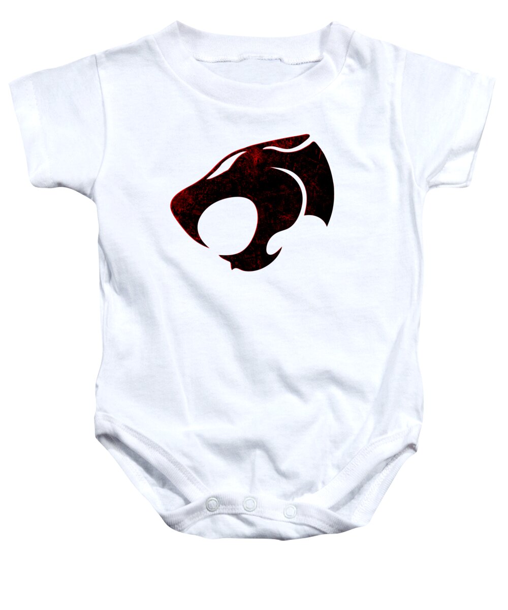 Thundera Distressed Thundercats Sign - Baby Onesie