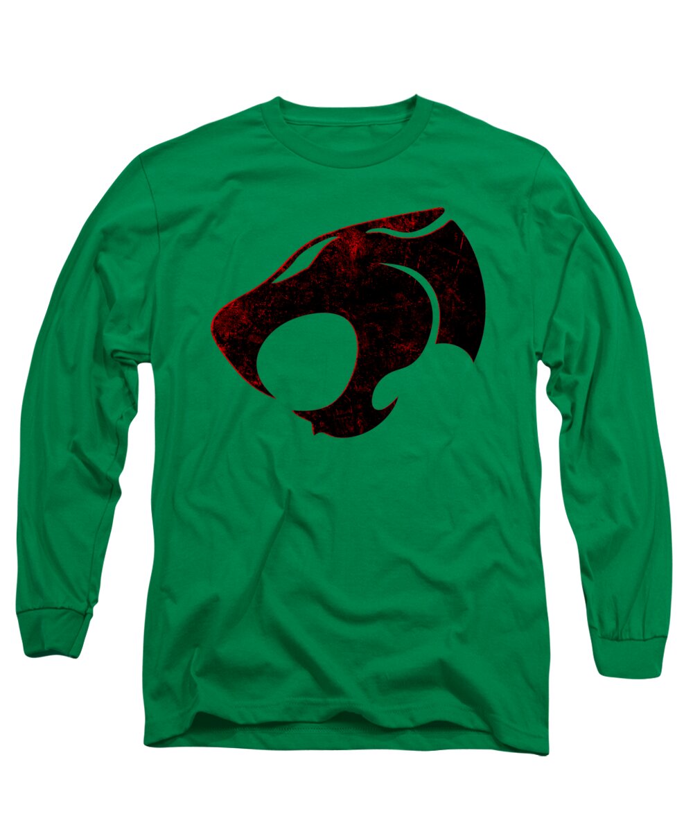 Thundera Distressed Thundercats Sign - Long Sleeve T-Shirt