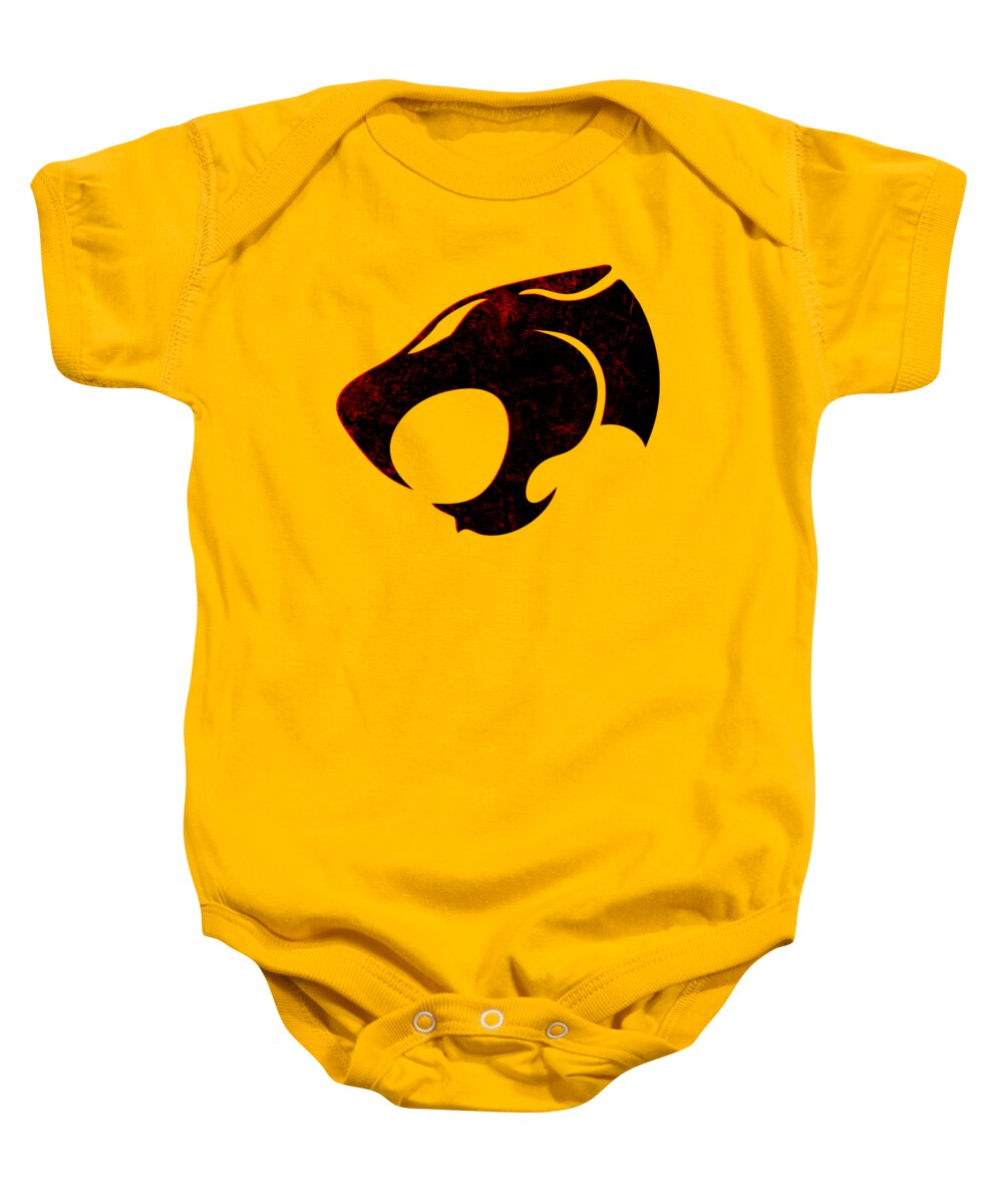 Thundera Distressed Thundercats Sign - Baby Onesie