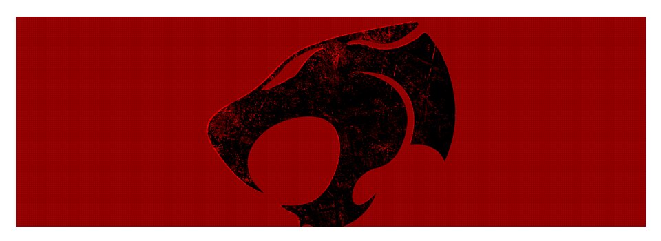 Thundera Distressed Thundercats Sign - Yoga Mat