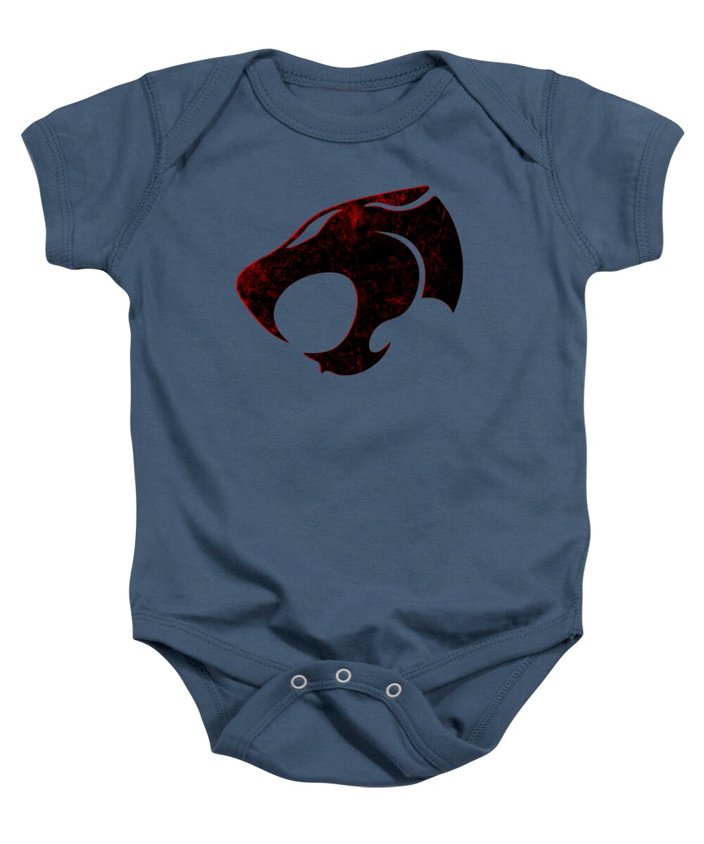 Thundera Distressed Thundercats Sign - Baby Onesie