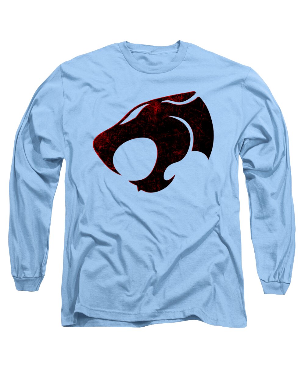 Thundera Distressed Thundercats Sign - Long Sleeve T-Shirt