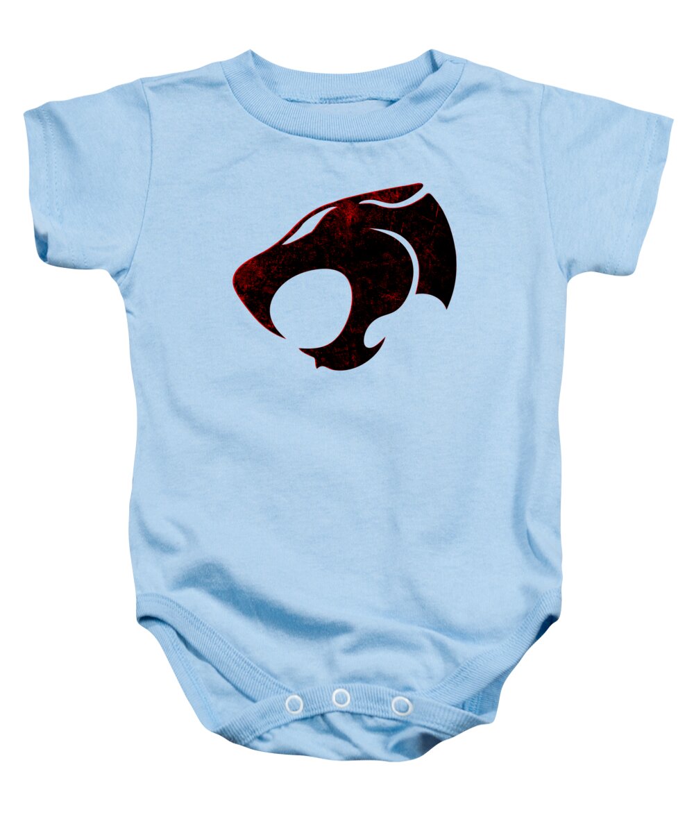 Thundera Distressed Thundercats Sign - Baby Onesie