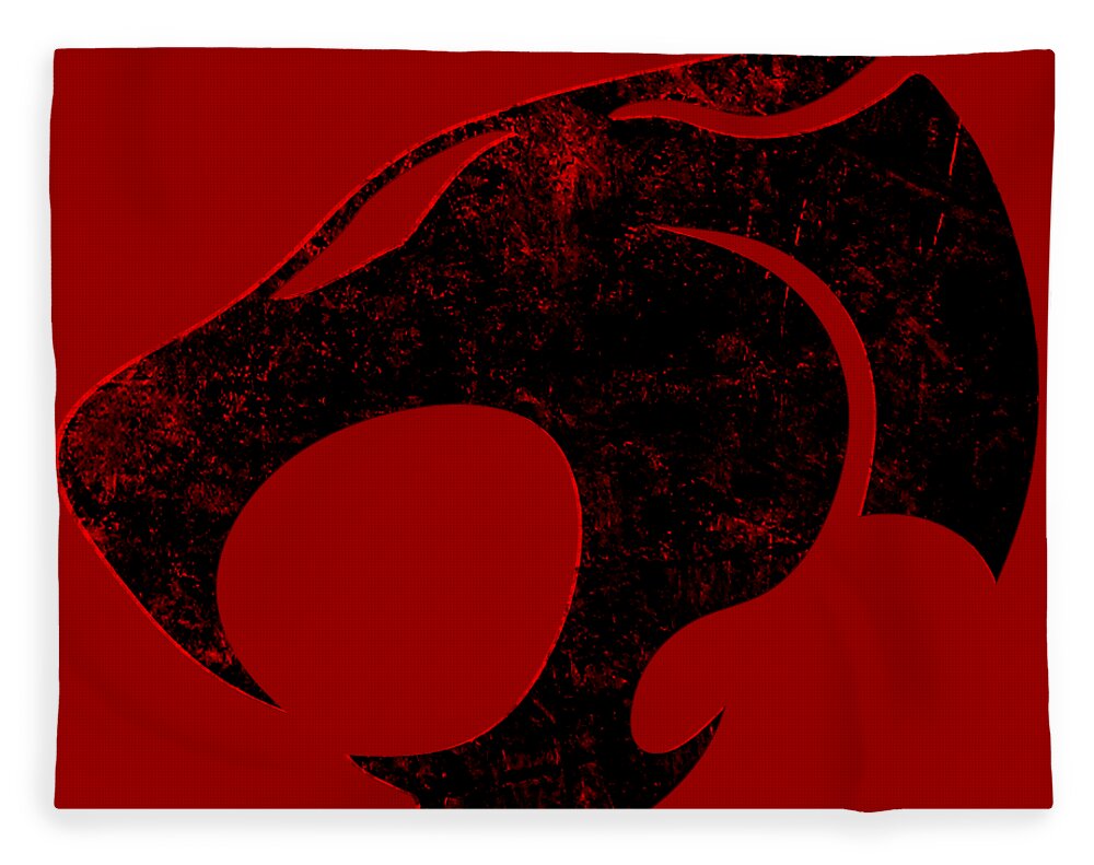 Thundera Distressed Thundercats Sign - Blanket