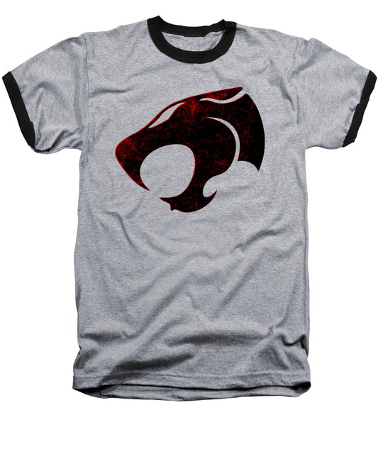 Thundera Distressed Thundercats Sign - Baseball T-Shirt