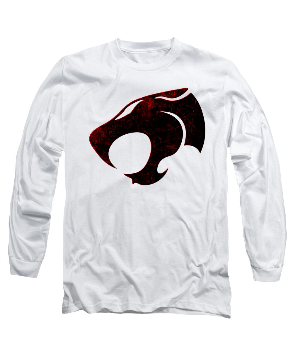 Thundera Distressed Thundercats Sign - Long Sleeve T-Shirt