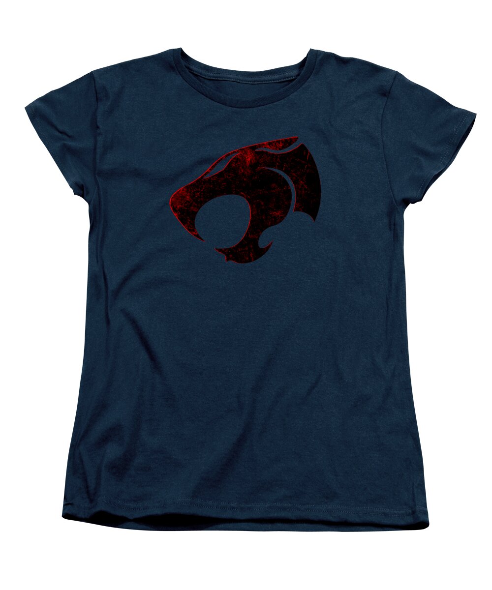 Thundera Distressed Thundercats Sign - Women's T-Shirt (Standard Fit)