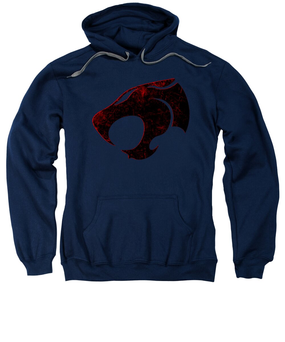 Thundera Distressed Thundercats Sign - Sweatshirt