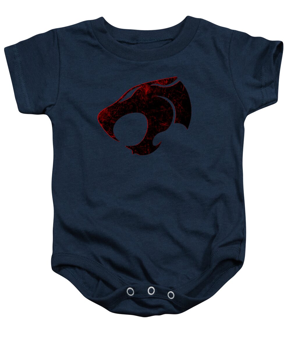 Thundera Distressed Thundercats Sign - Baby Onesie