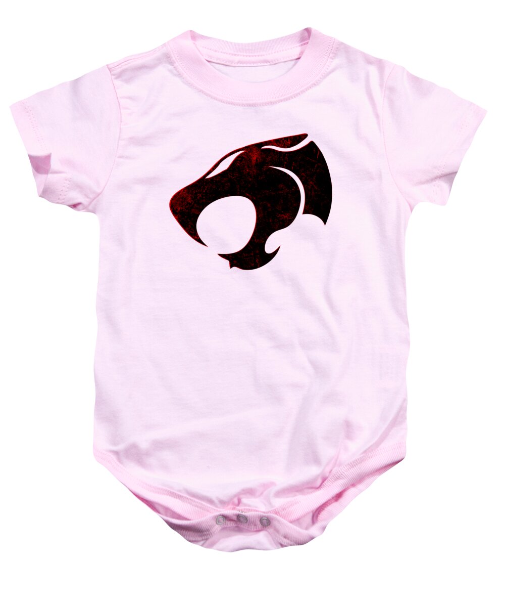 Thundera Distressed Thundercats Sign - Baby Onesie
