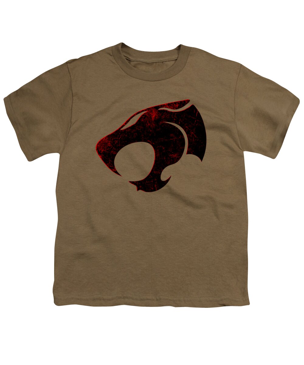 Thundera Distressed Thundercats Sign - Youth T-Shirt