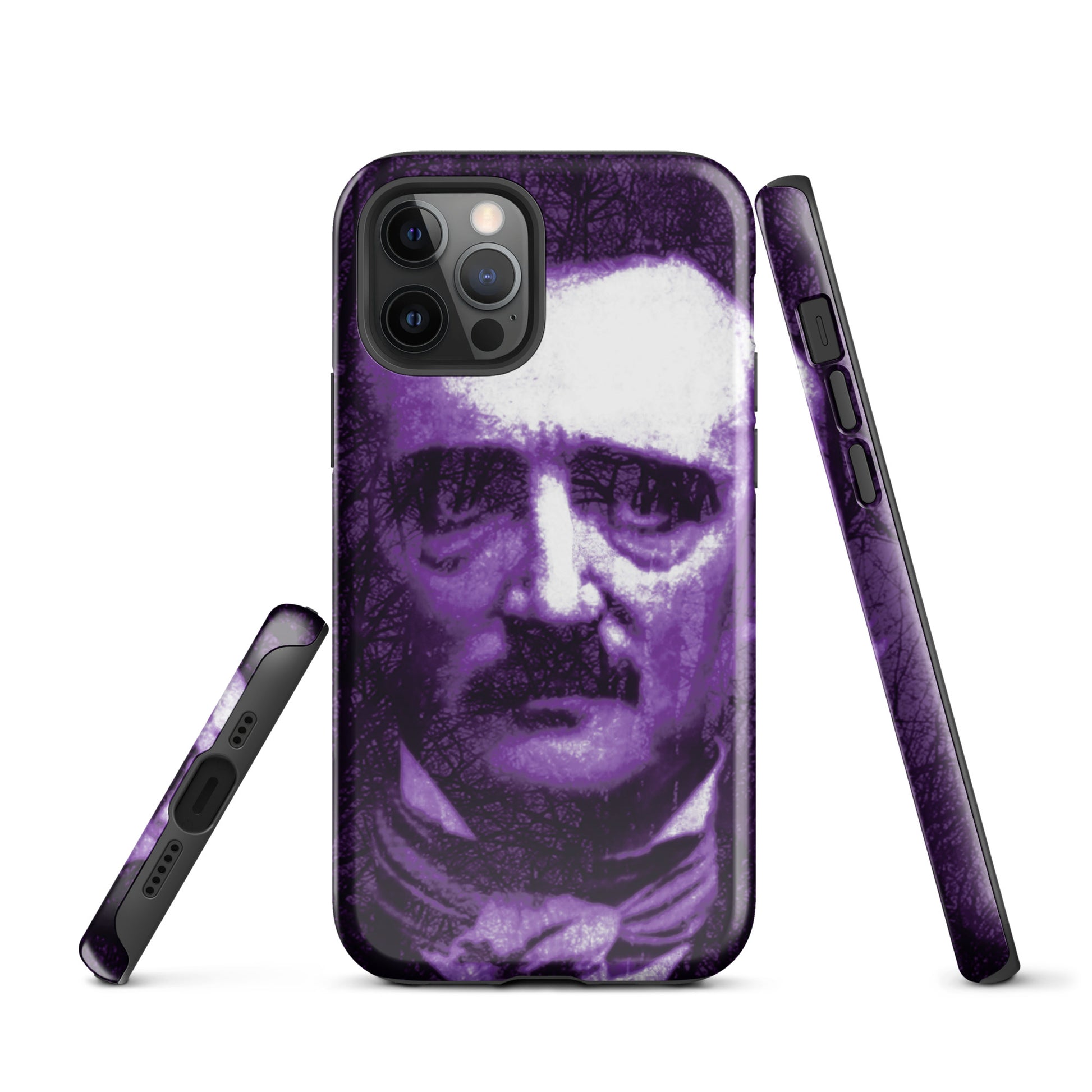 Edgar Allan Poe Tough iPhone® Case - Gothic Literature Phone Cover - Scar Design