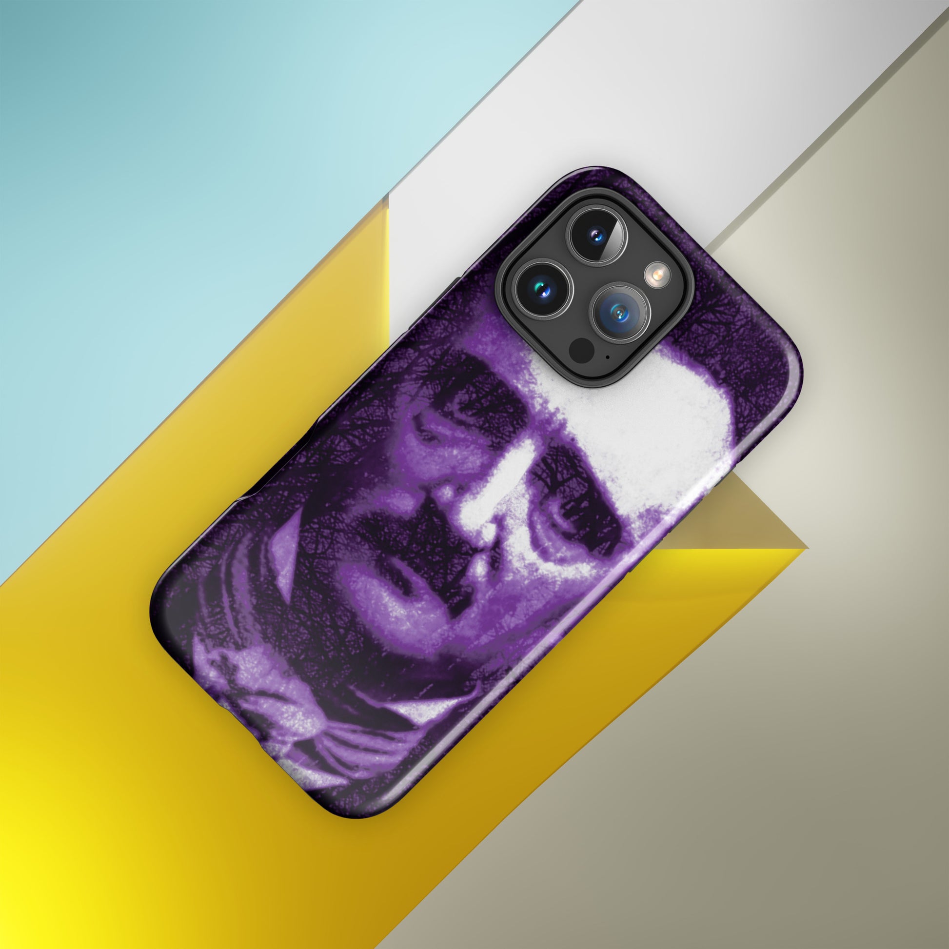 Edgar Allan Poe Tough iPhone® Case - Gothic Literature Phone Cover - Scar Design