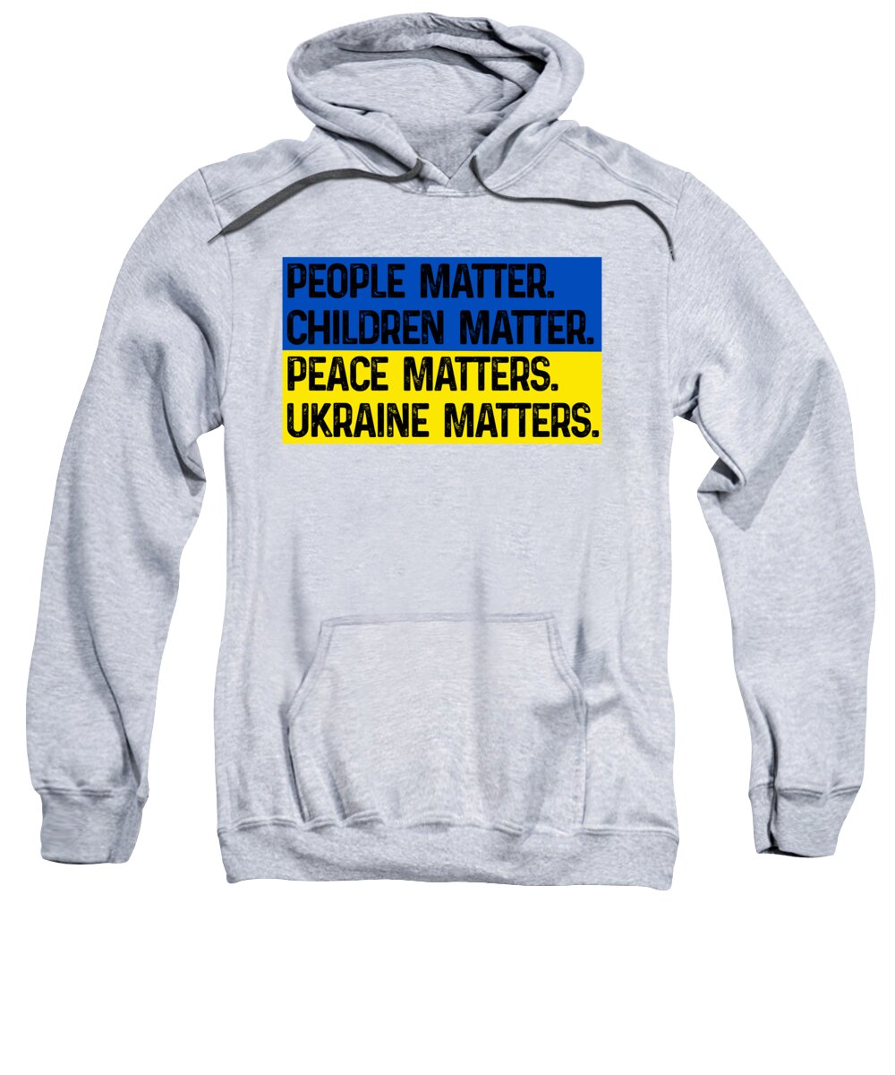 Ukraine Matters Ukrainian Flag - Sweatshirt