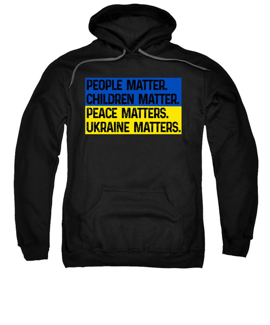Ukraine Matters Ukrainian Flag - Sweatshirt