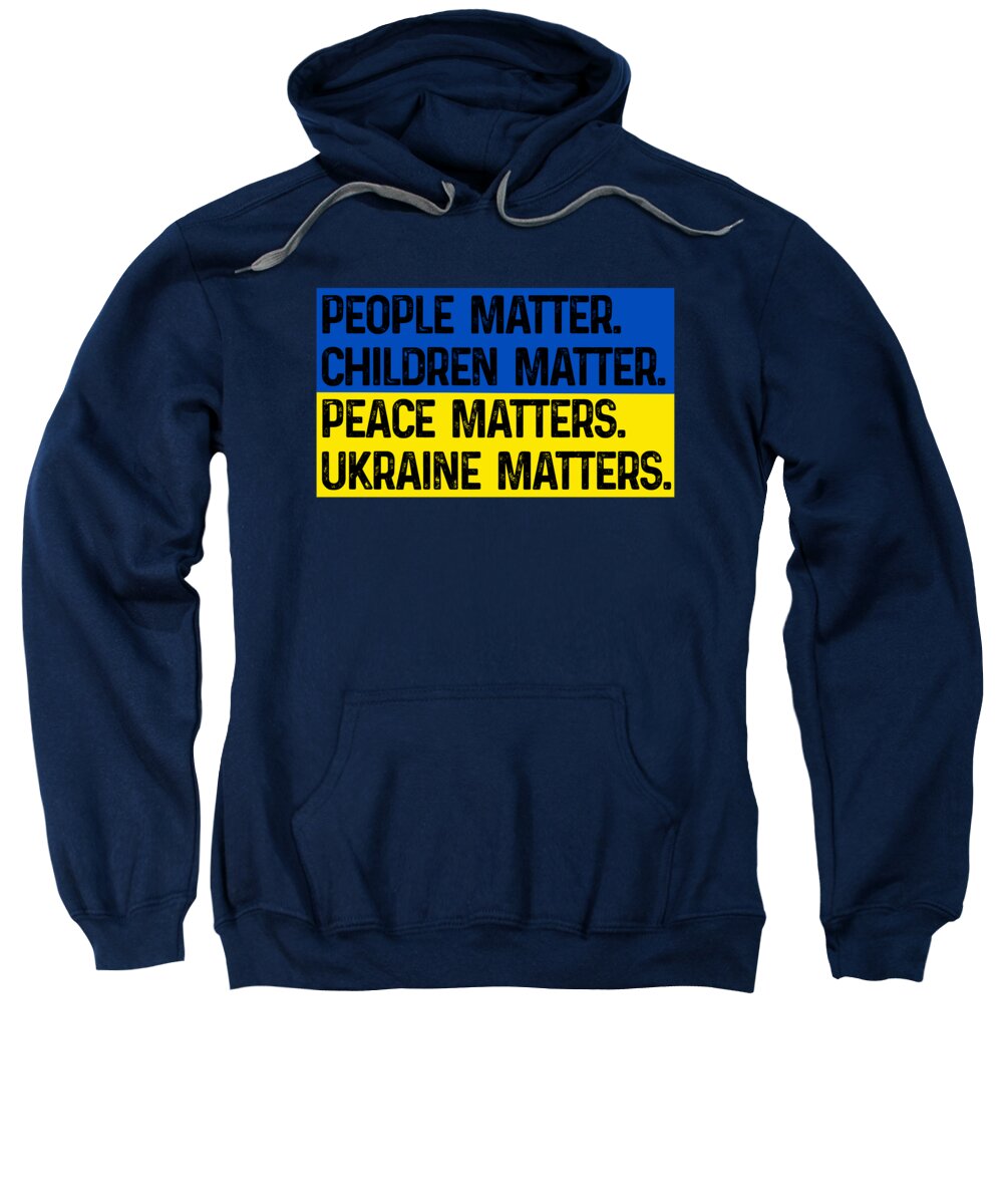 Ukraine Matters Ukrainian Flag - Sweatshirt