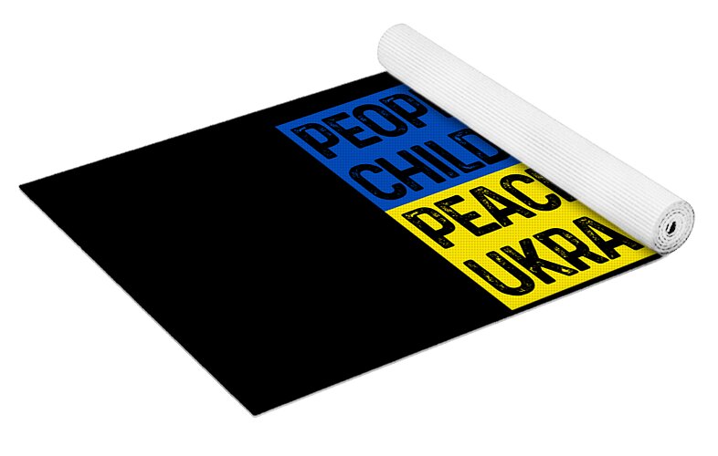Ukraine Matters Ukrainian Flag - Yoga Mat