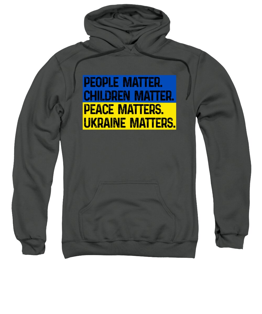 Ukraine Matters Ukrainian Flag - Sweatshirt