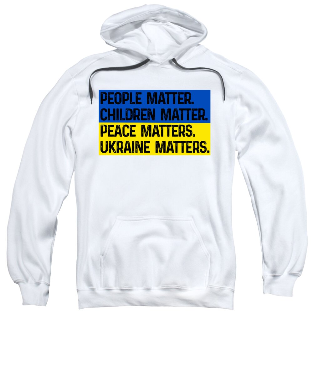 Ukraine Matters Ukrainian Flag - Sweatshirt
