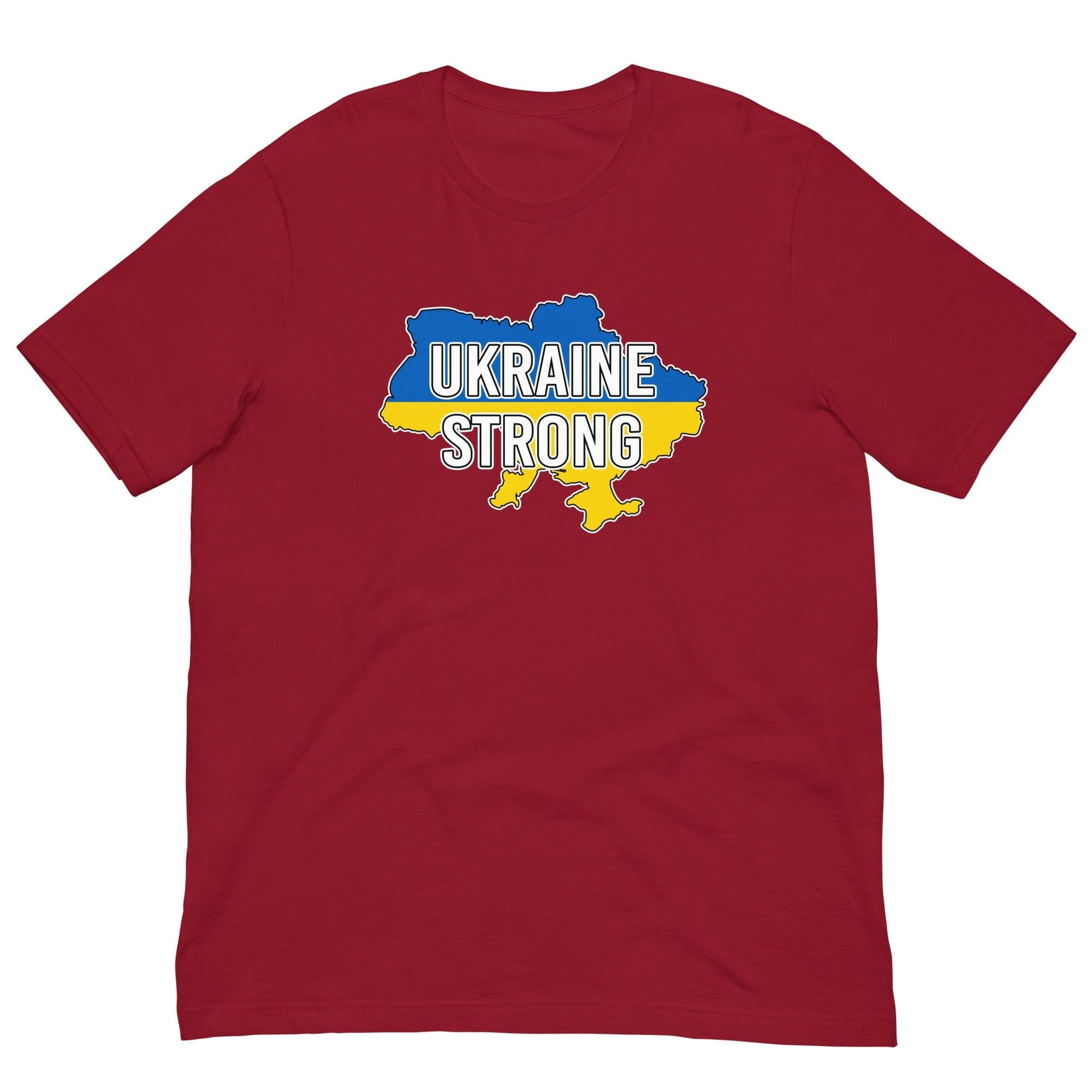 Ukraine Strong T-shirt Cardinal / XS
