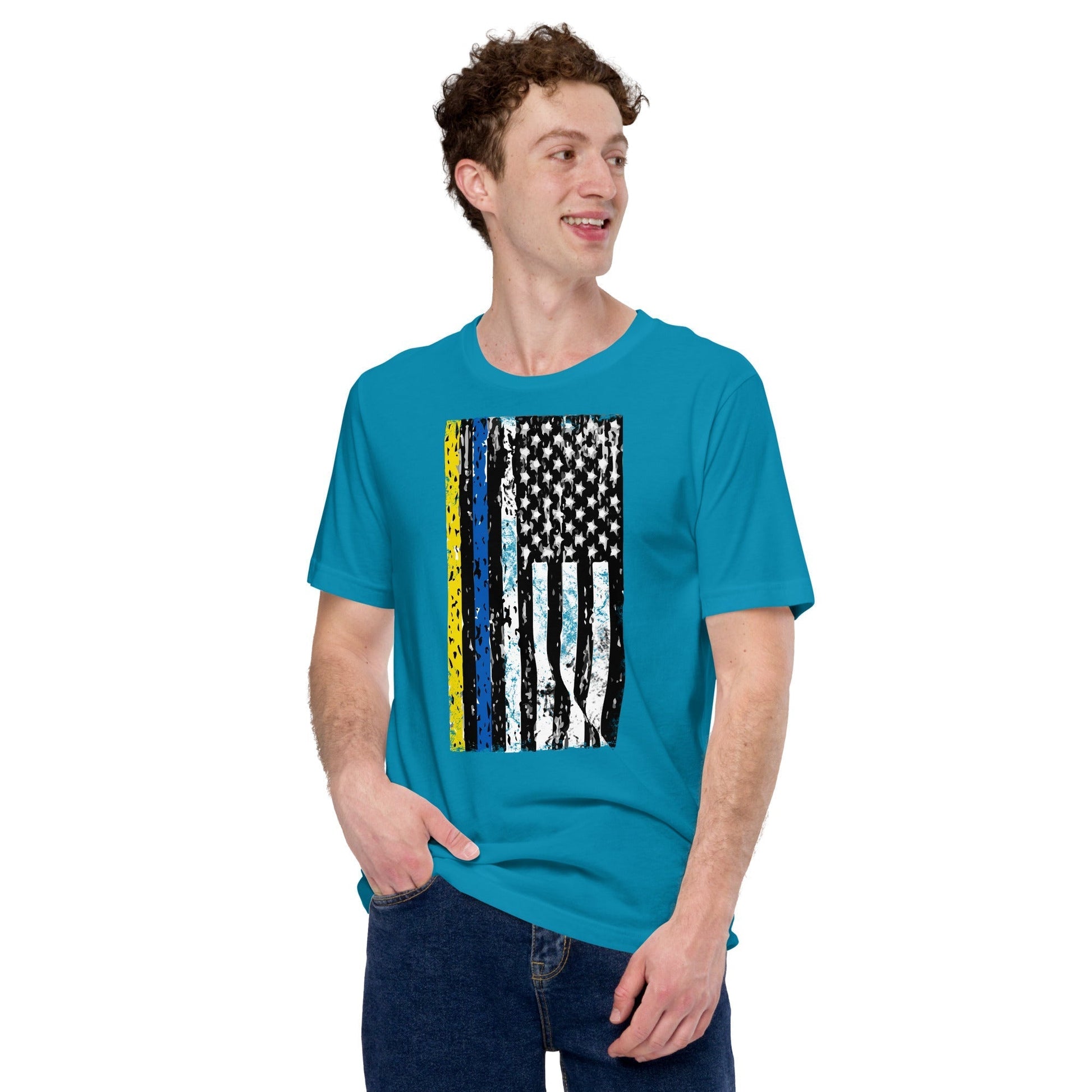 Ukrainian American Flag T-shirt