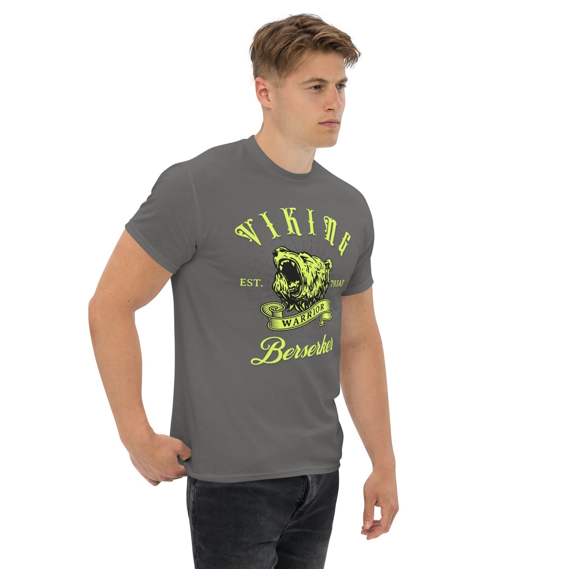 Scar Design Viking Berserker Warrior T-shirt