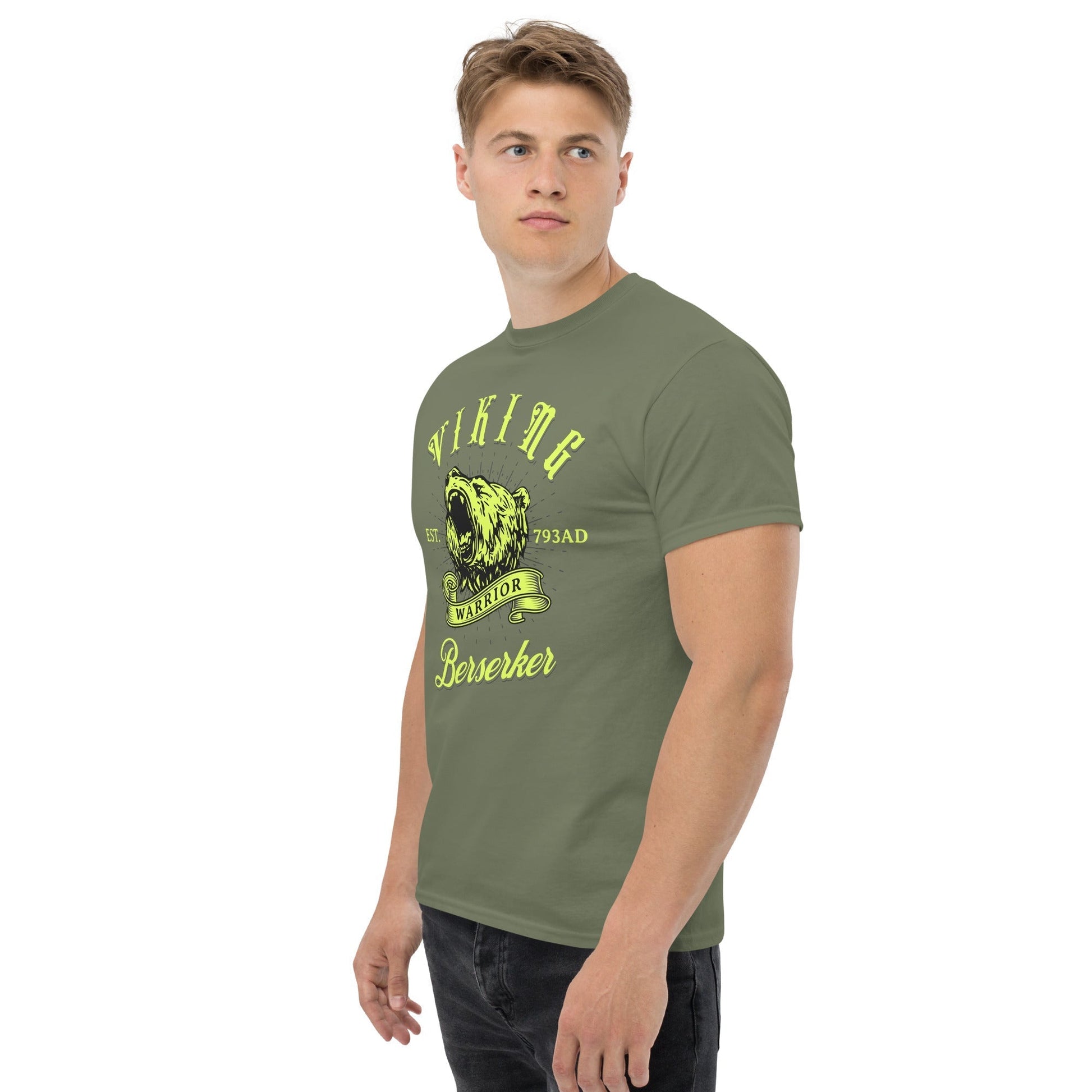 Scar Design Viking Berserker Warrior T-shirt