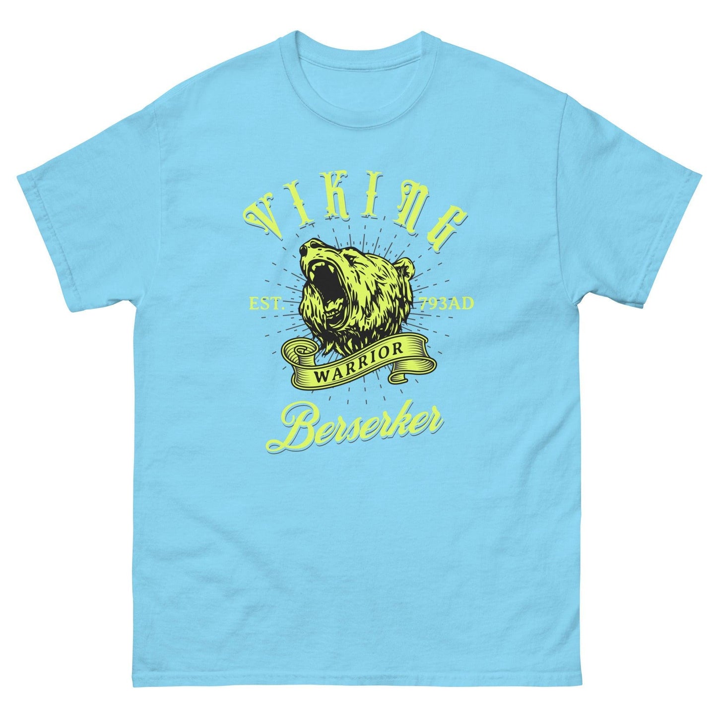 Scar Design Sky / S Viking Berserker Warrior T-shirt