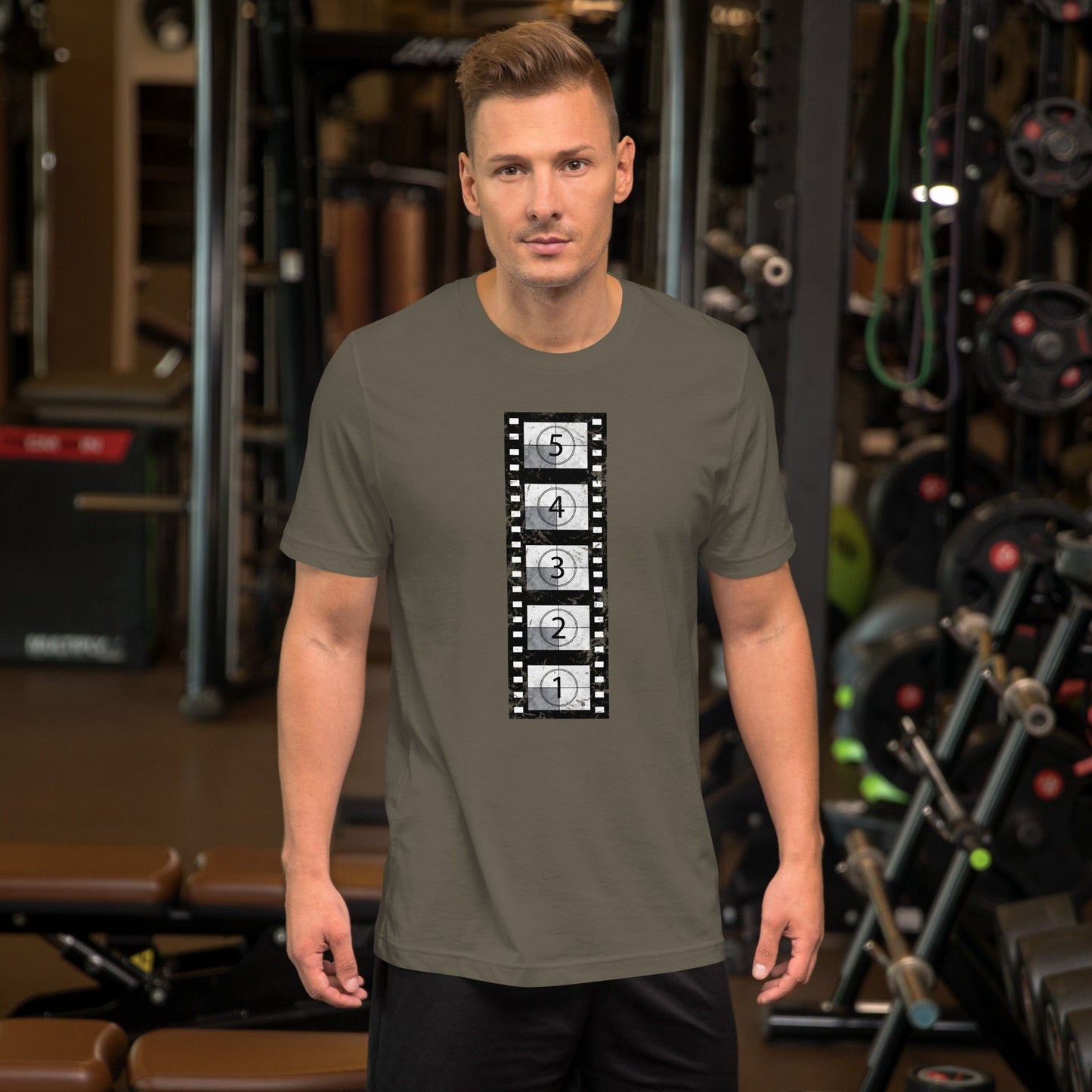 Vintage Film Reel T-shirt Army / S