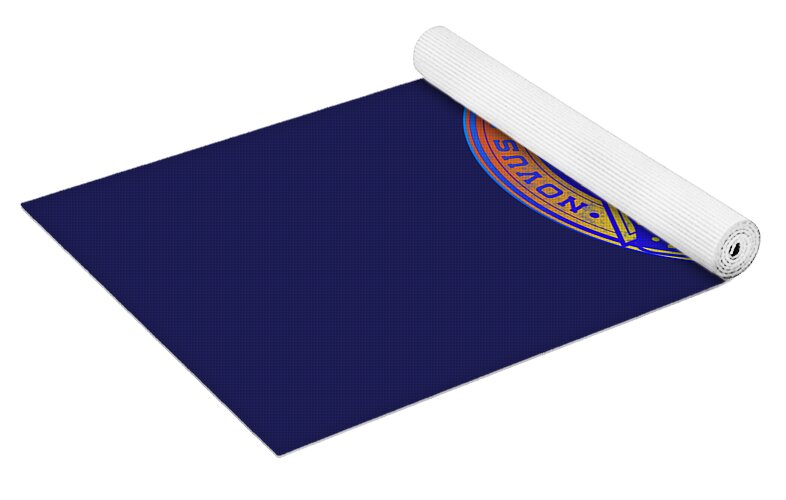 Vintage Illuminati Symbol Novus Ordo Seal - Yoga Mat