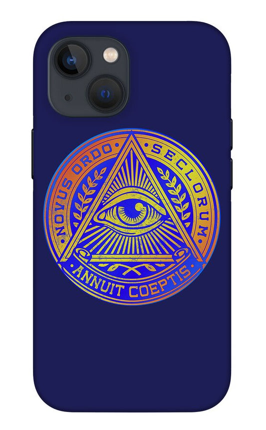 Vintage Illuminati Symbol Novus Ordo Seal - Phone Case