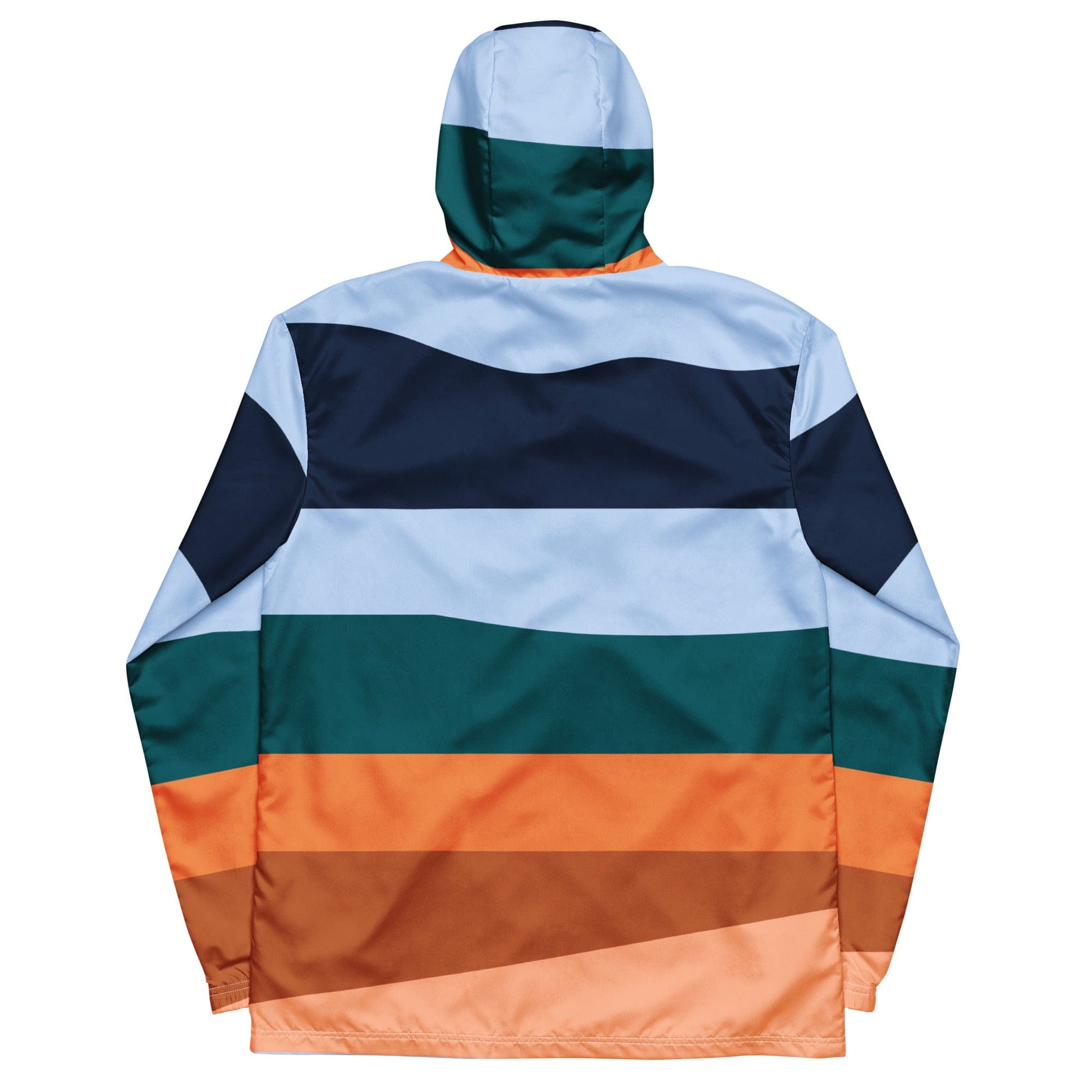 Vintage Sunset Men’s Windbreaker Jacket, Casual Streetwear, Lightweight Windbreaker, Men’s Jacket for Spring & Fall