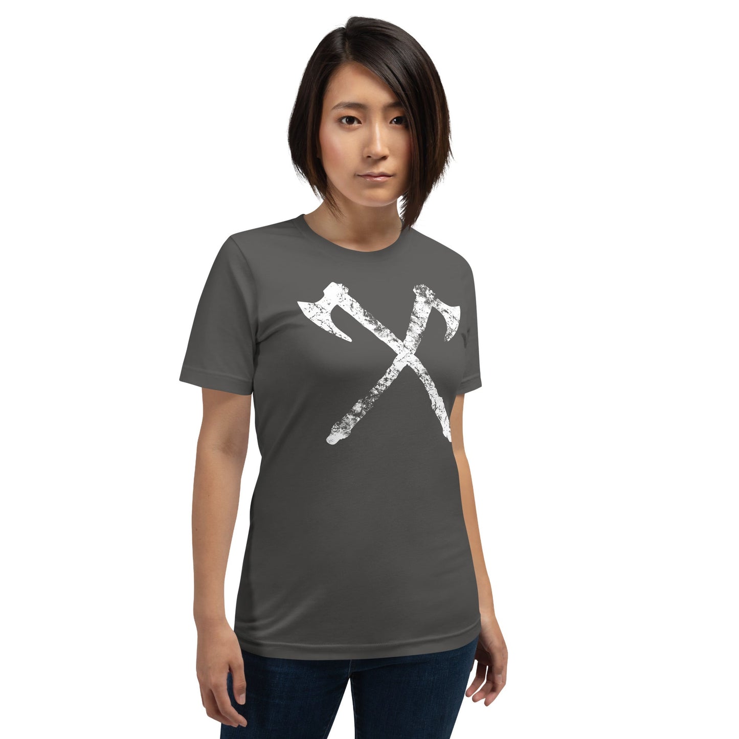 Scar Design Vintage Viking Axes T-shirt
