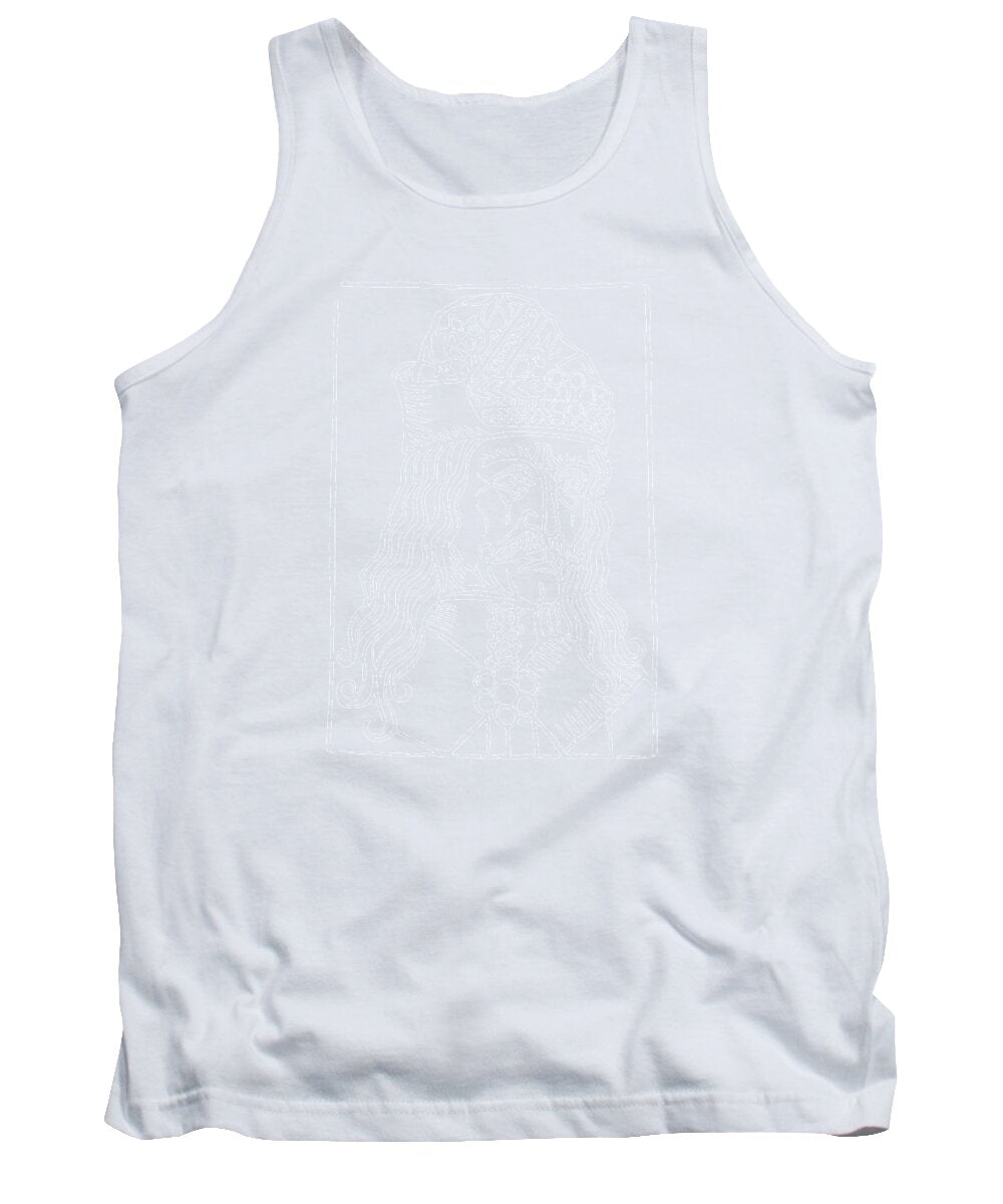 Vlad Tepes Dracula Woodcut - Tank Top