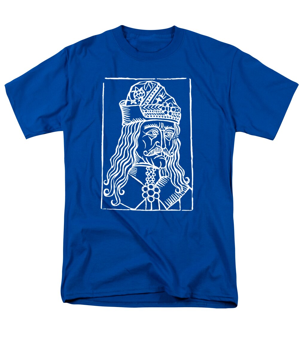 Vlad Tepes Dracula Woodcut - Men's T-Shirt (Regular Fit)