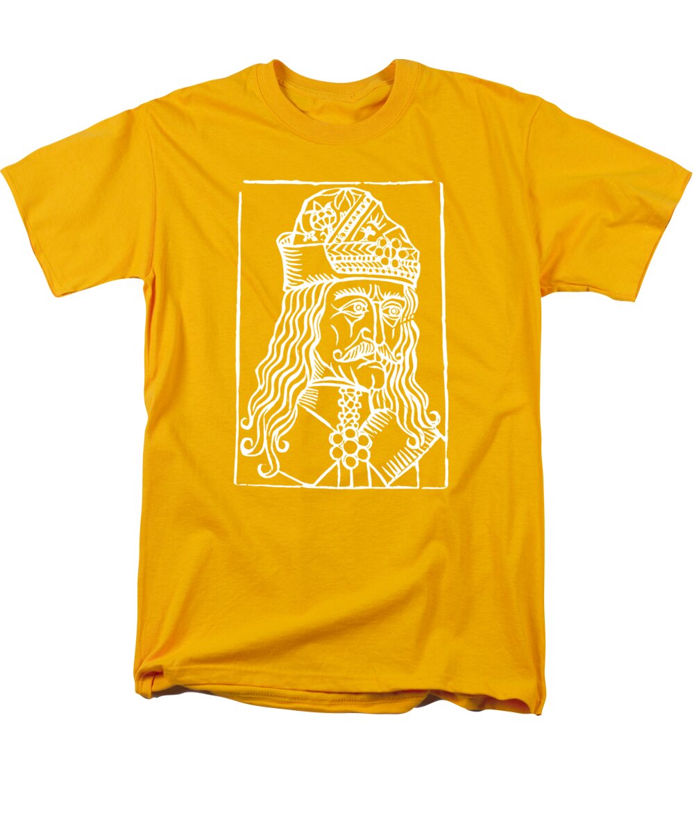 Vlad Tepes Dracula Woodcut - Men's T-Shirt (Regular Fit)