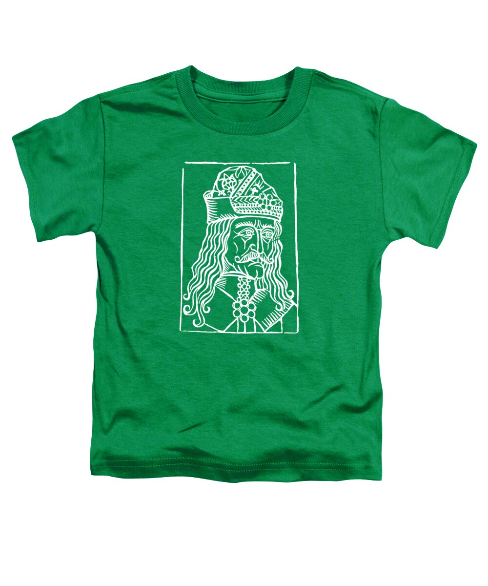 Vlad Tepes Dracula Woodcut - Toddler T-Shirt
