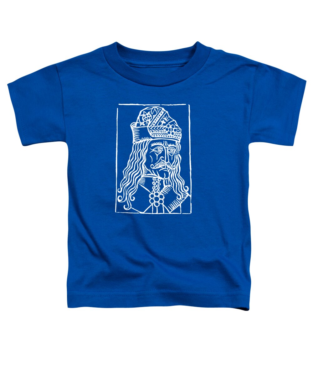 Vlad Tepes Dracula Woodcut - Toddler T-Shirt