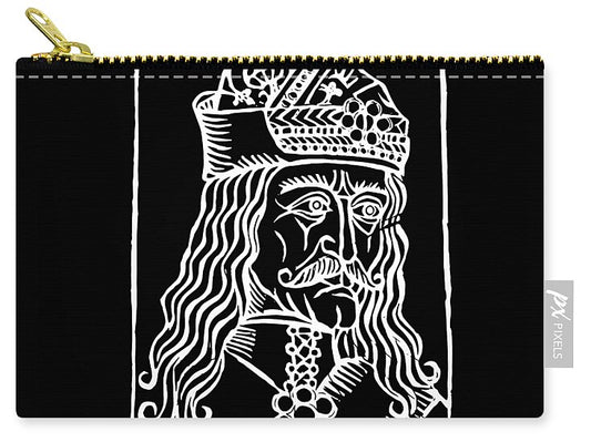 Vlad Tepes Dracula Woodcut - Zip Pouch