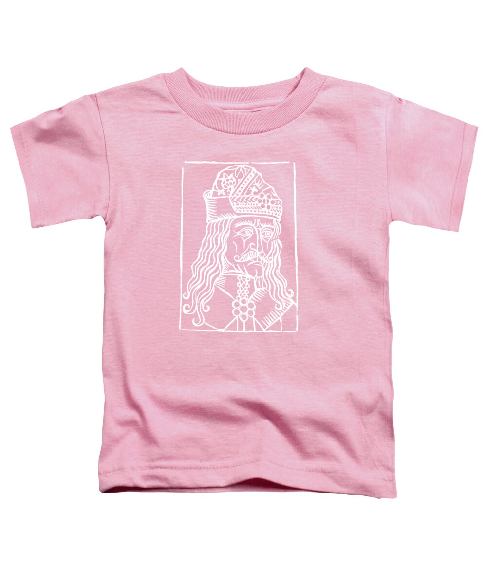 Vlad Tepes Dracula Woodcut - Toddler T-Shirt